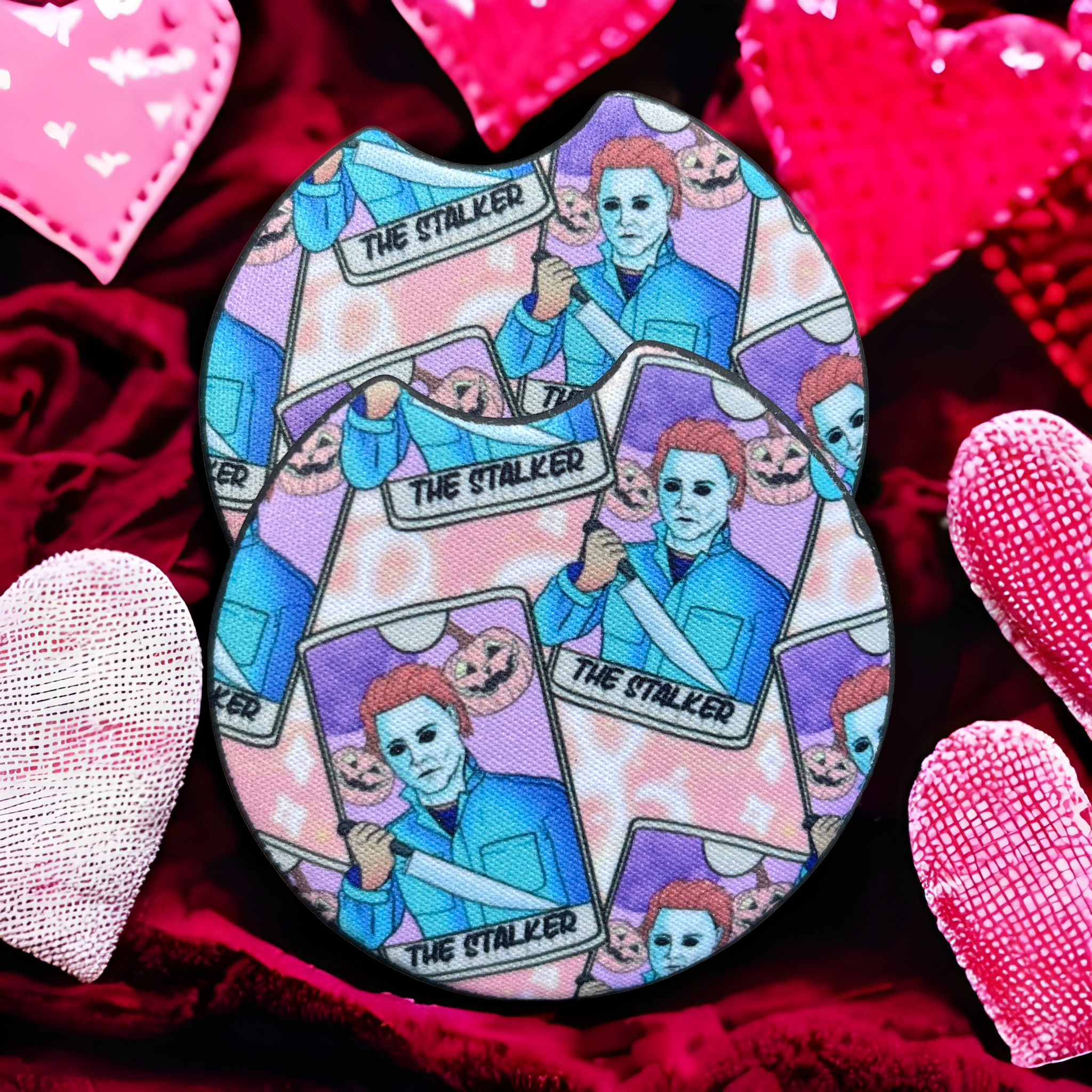 Anti Valentines Car Coaster Set