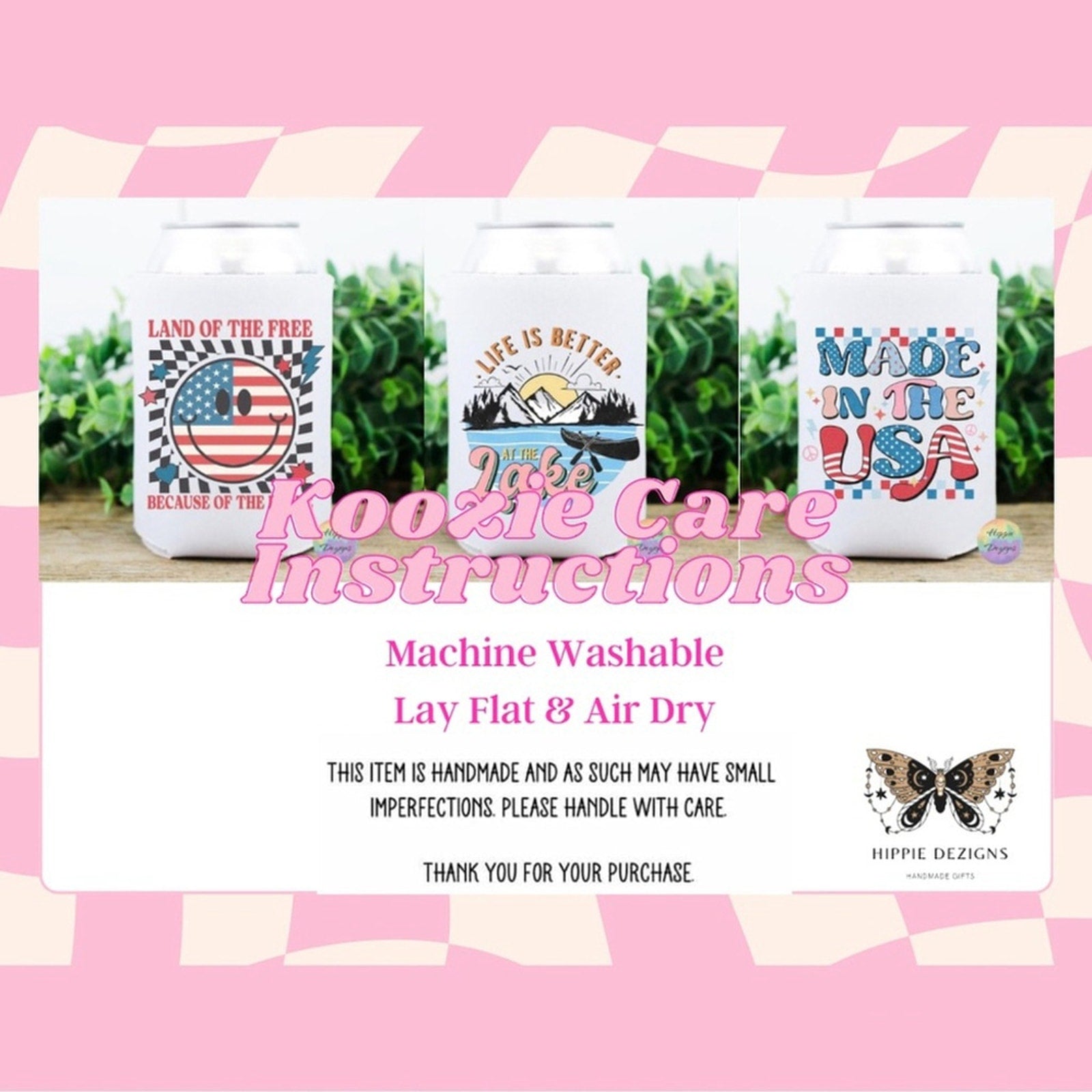 American Mama Patriotic Can Cooler Koozie