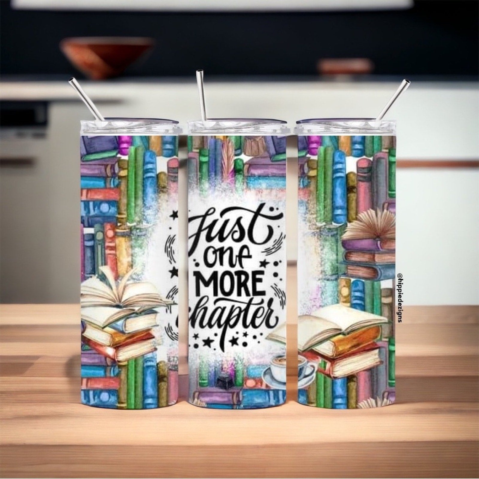 One More Chapter 20oz Steel Tumbler With Lid & Straw