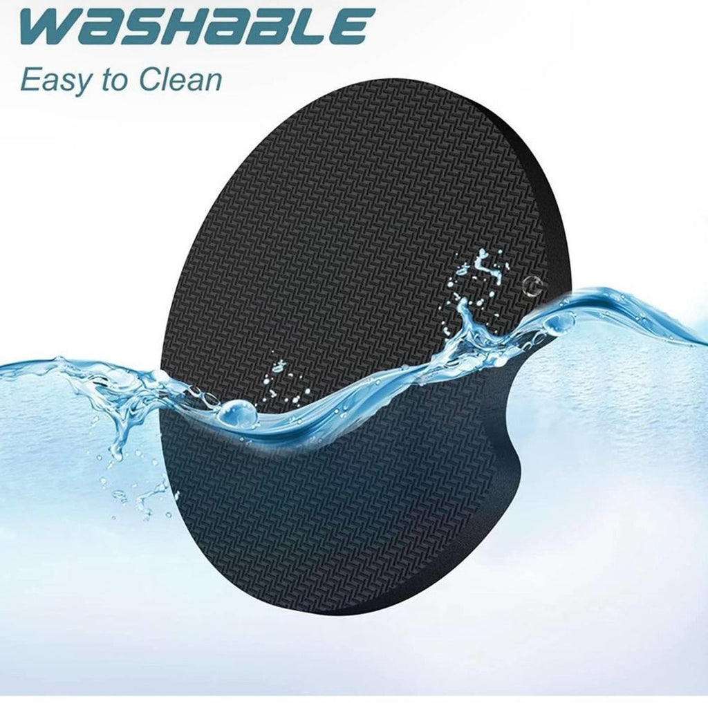 Boho Mushroom Car Coasters | Neoprene Cup Holder Coasters | Colorful Psychedelic Car Accessories | Set of 2 | Fits Standard Cup Holders