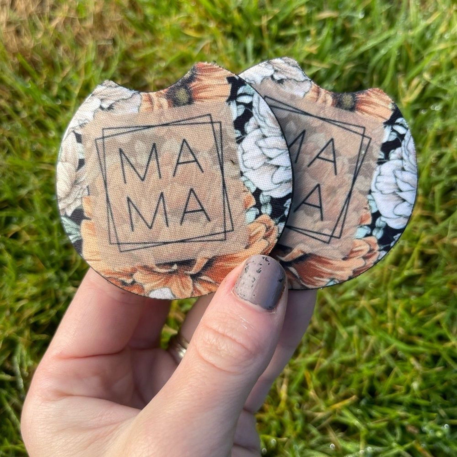 Floral Mama Car Coaster Set | Car Accessories