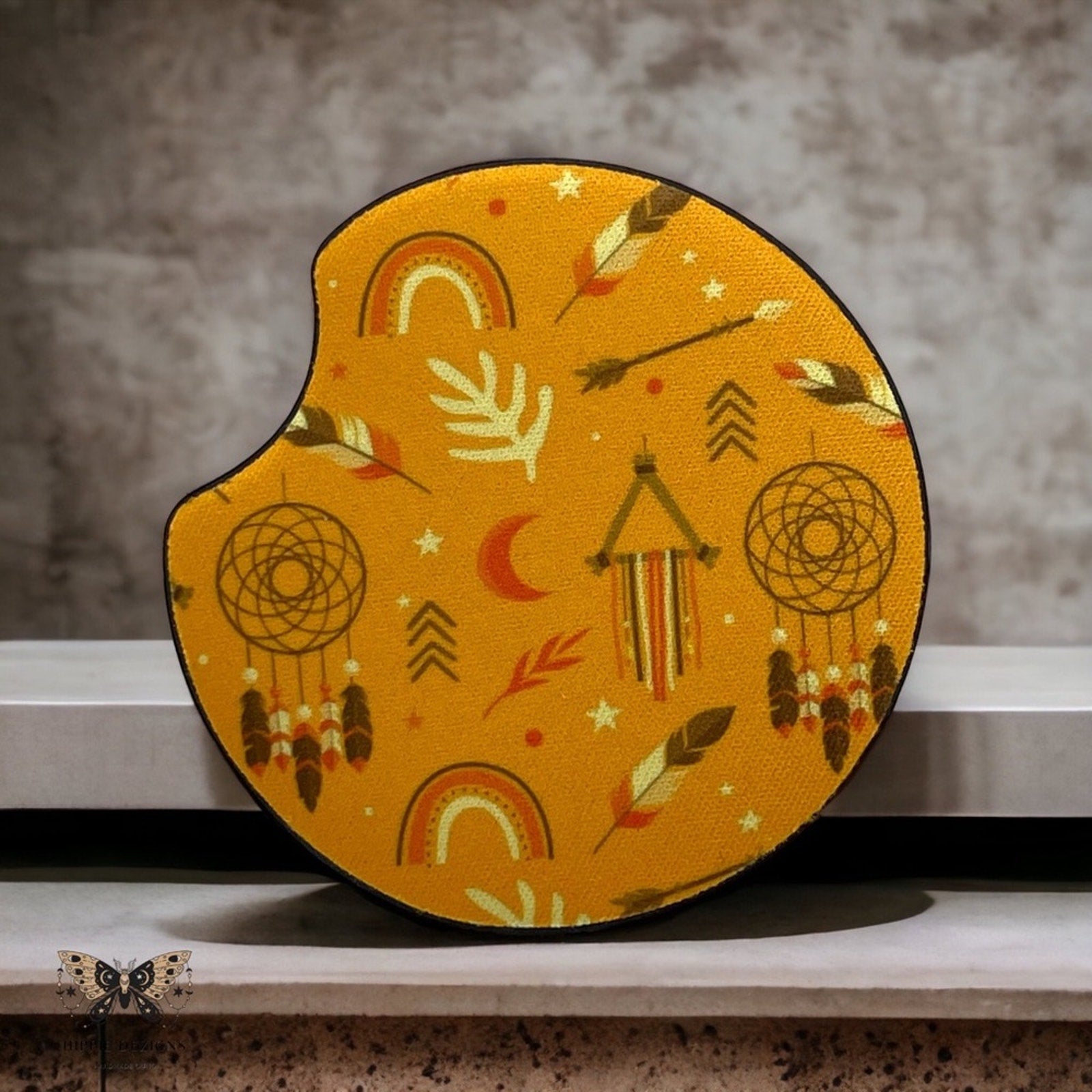 Boho Car Coaster | Coaster Set | Boho Coaster Set