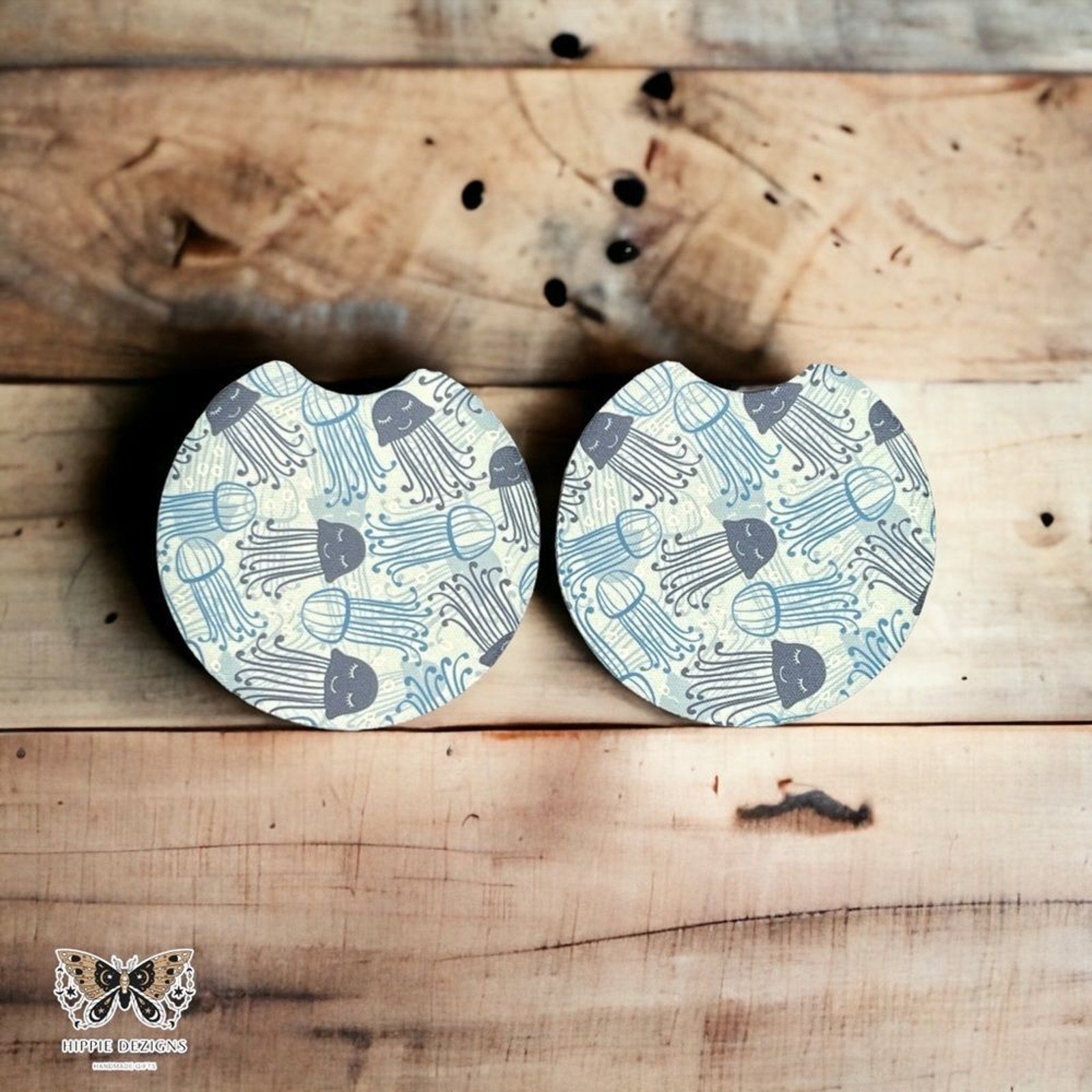 Jelly Fish Coaster Set | Car Accessories