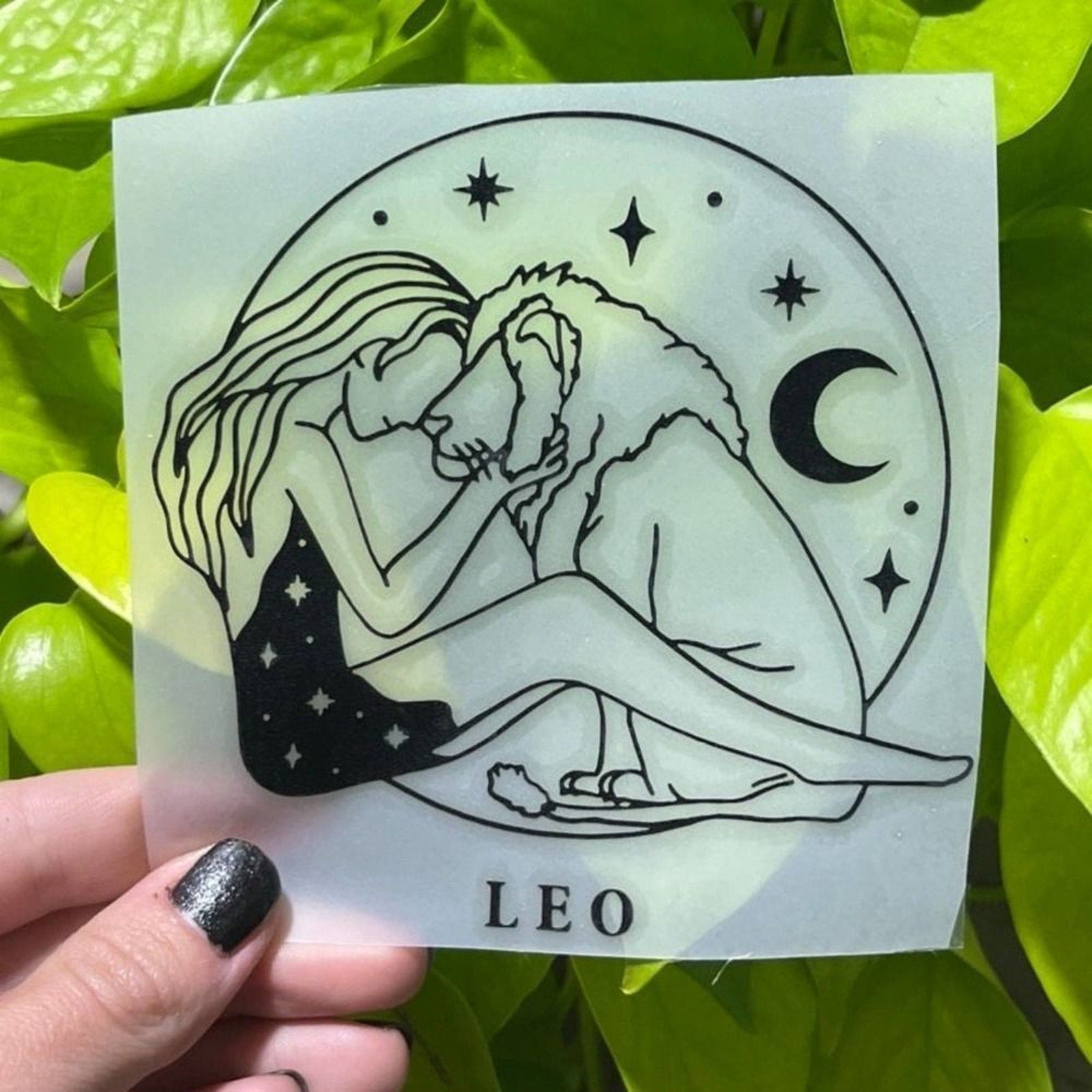 Scorpio Leo Goddess Vinyl Decal | Zodiac Decal | Leo Decal| Leo Gift