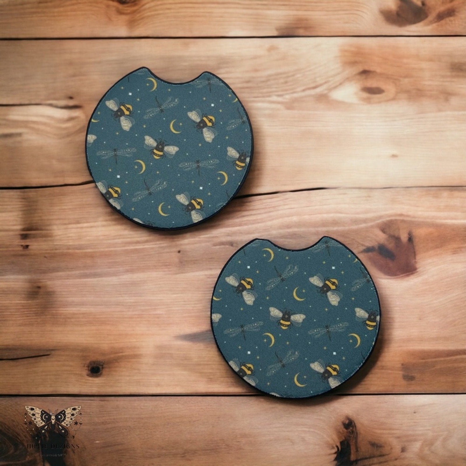 🌙 Bee Car Coaster 2 Pack