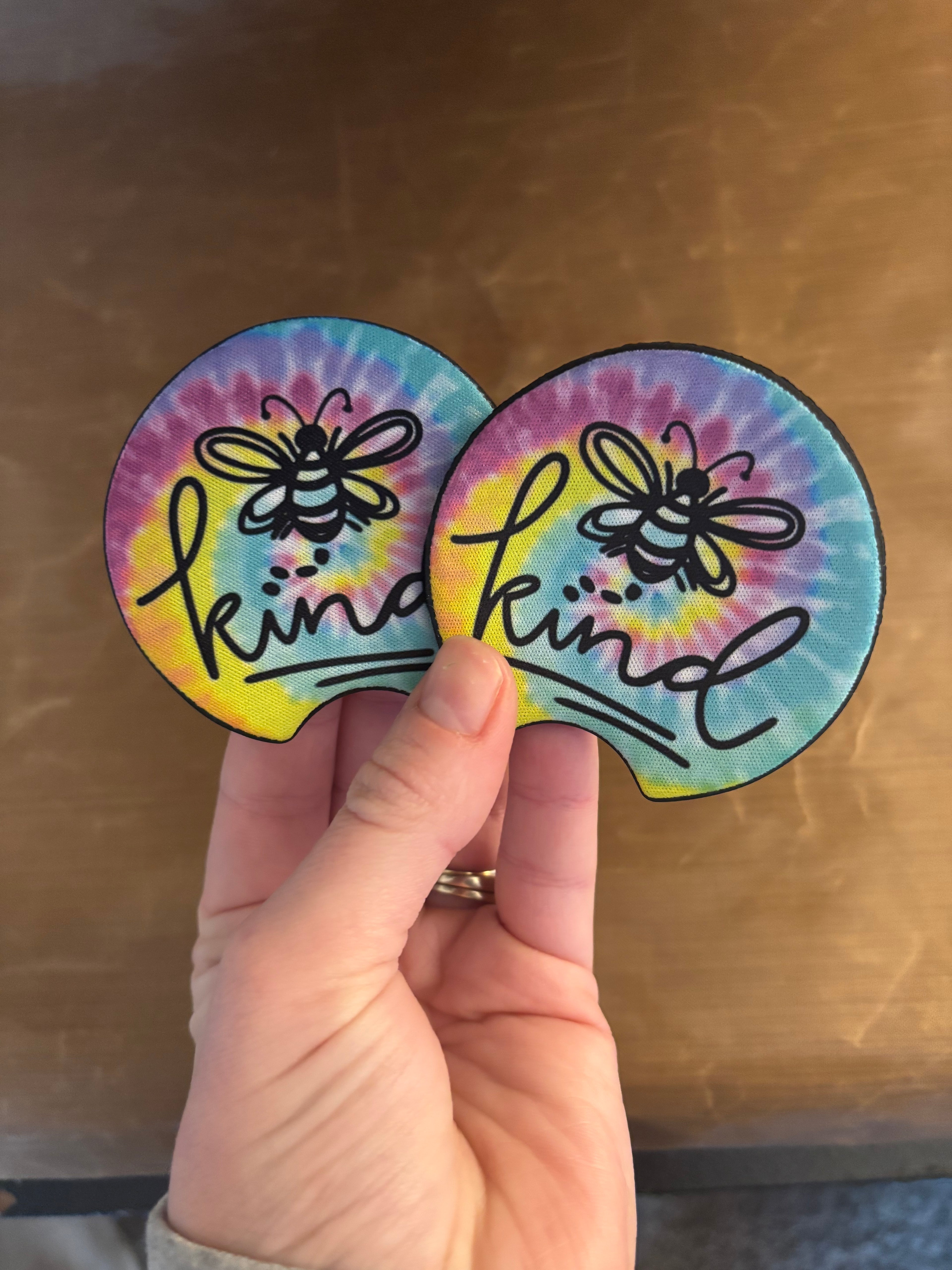 Bee 🐝 Kind Car Coaster Set