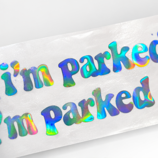 Funny Parking Quote Holographic Car Decal – “I Don’t Like How I’m Parked Either” – 6” Vinyl Decal