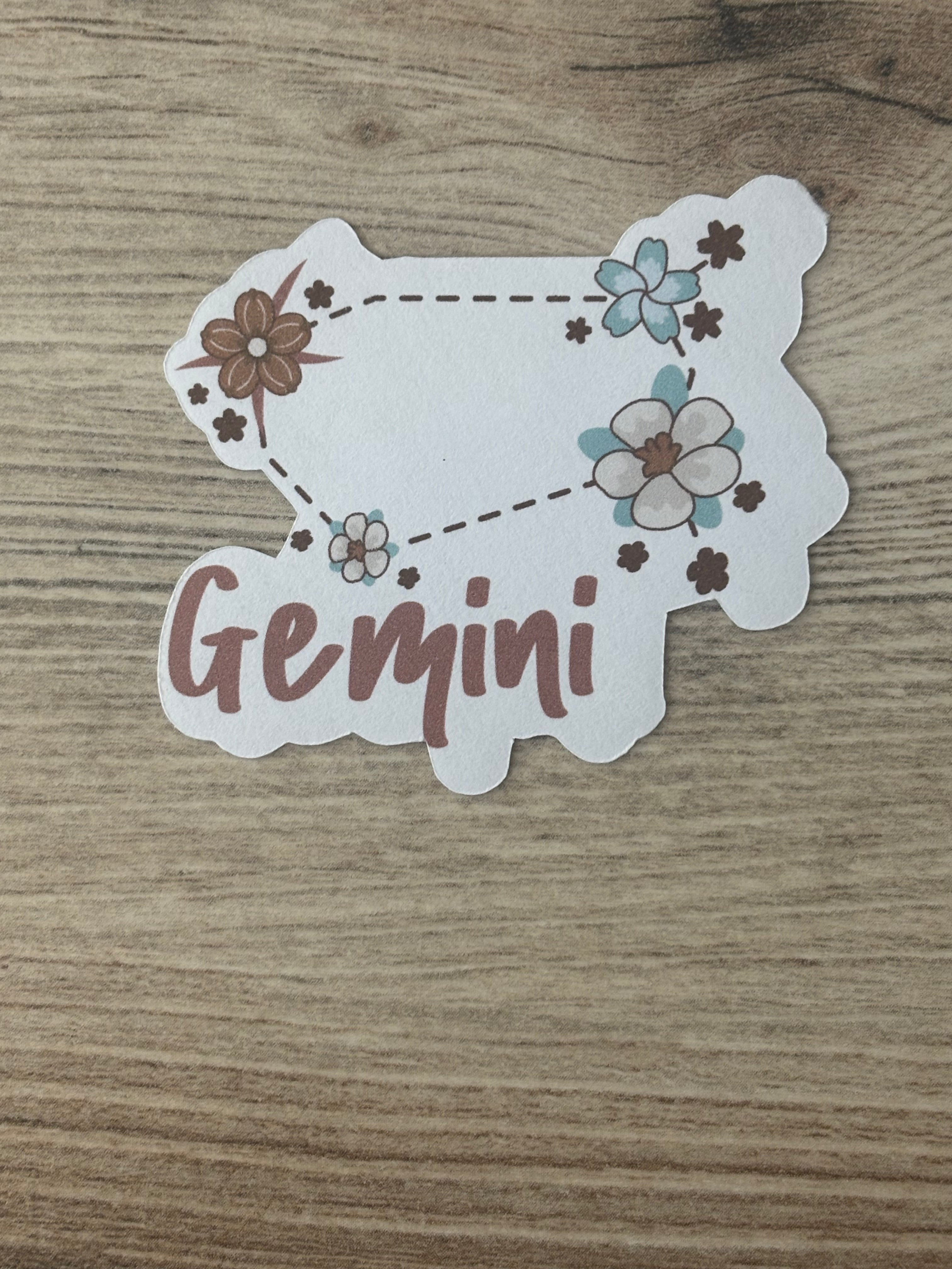 Floral Zodiac Stickers