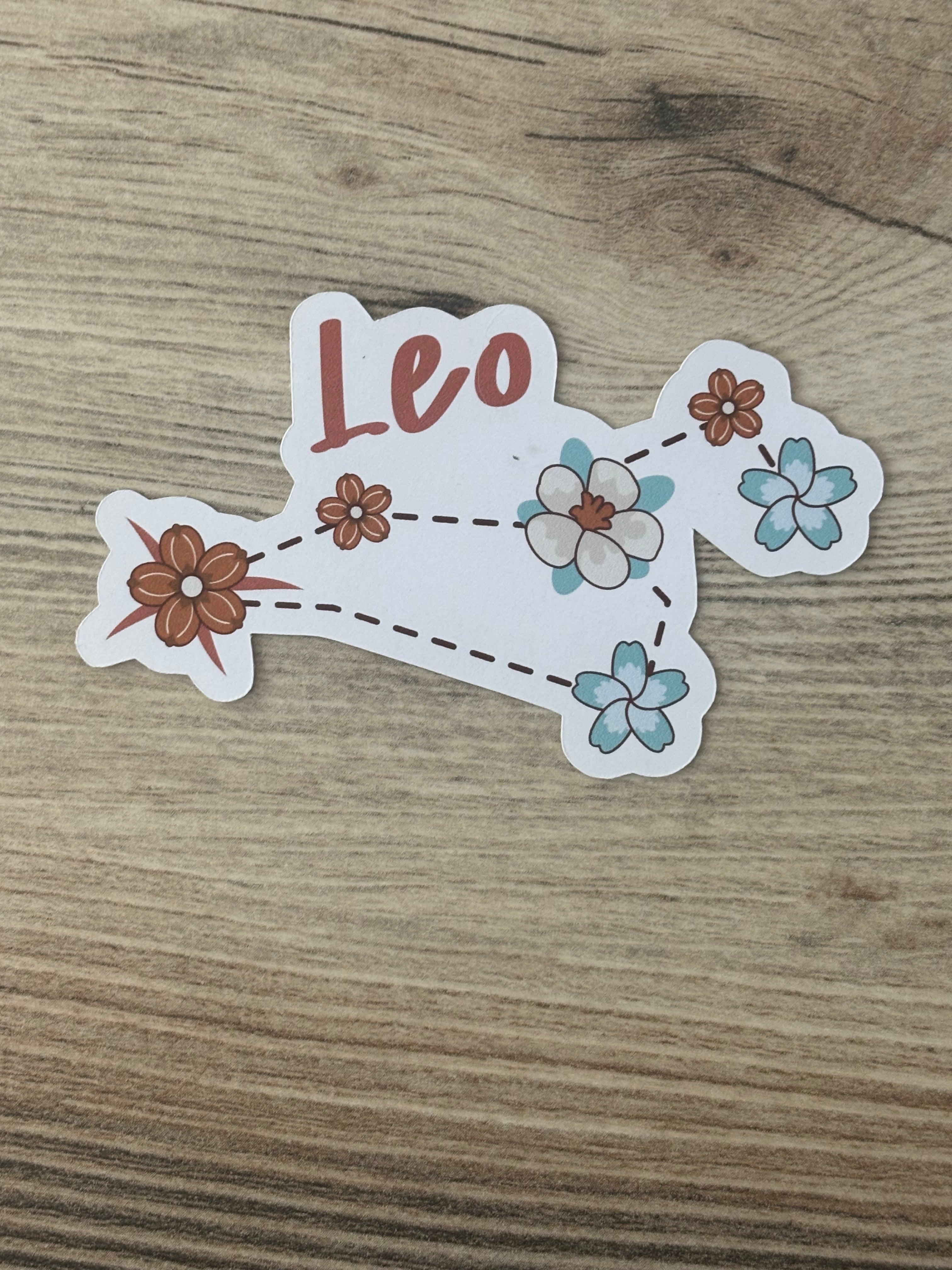 Floral Zodiac Stickers