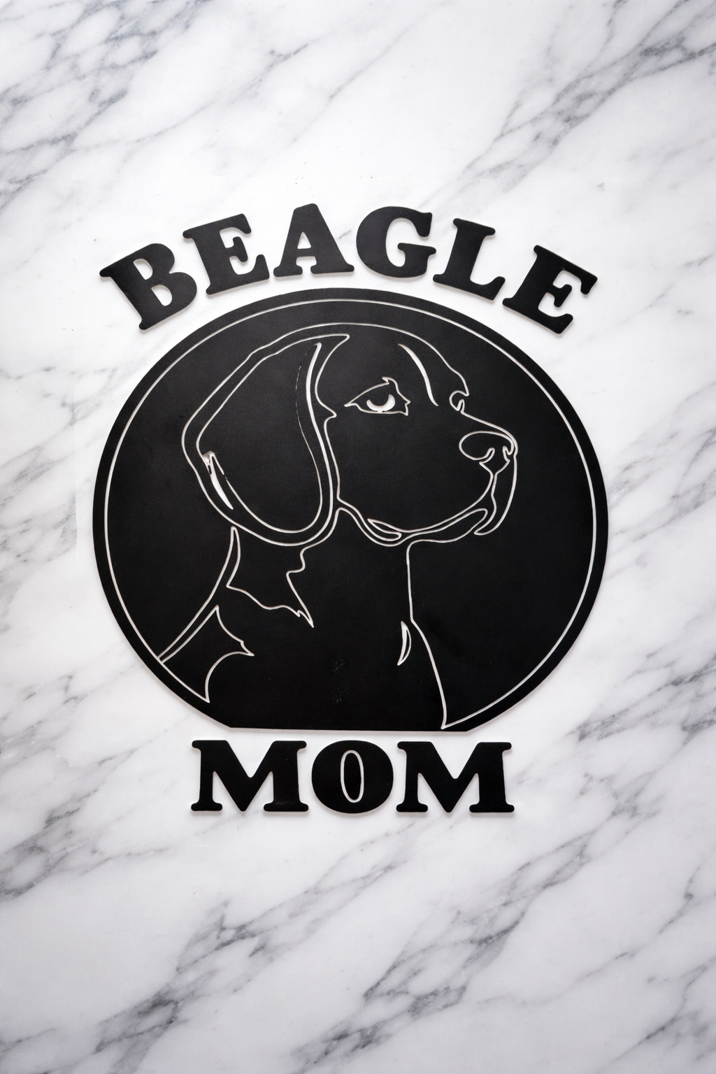 Beagle Mom Decal