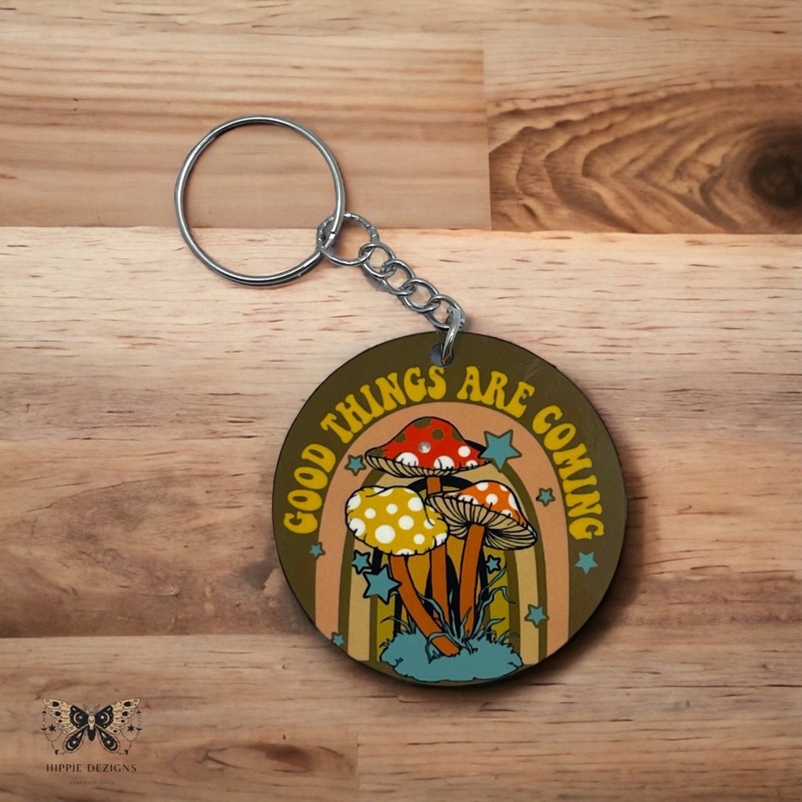 Good Things Are Coming Mushroom Car Coaster Set | Car Accessories