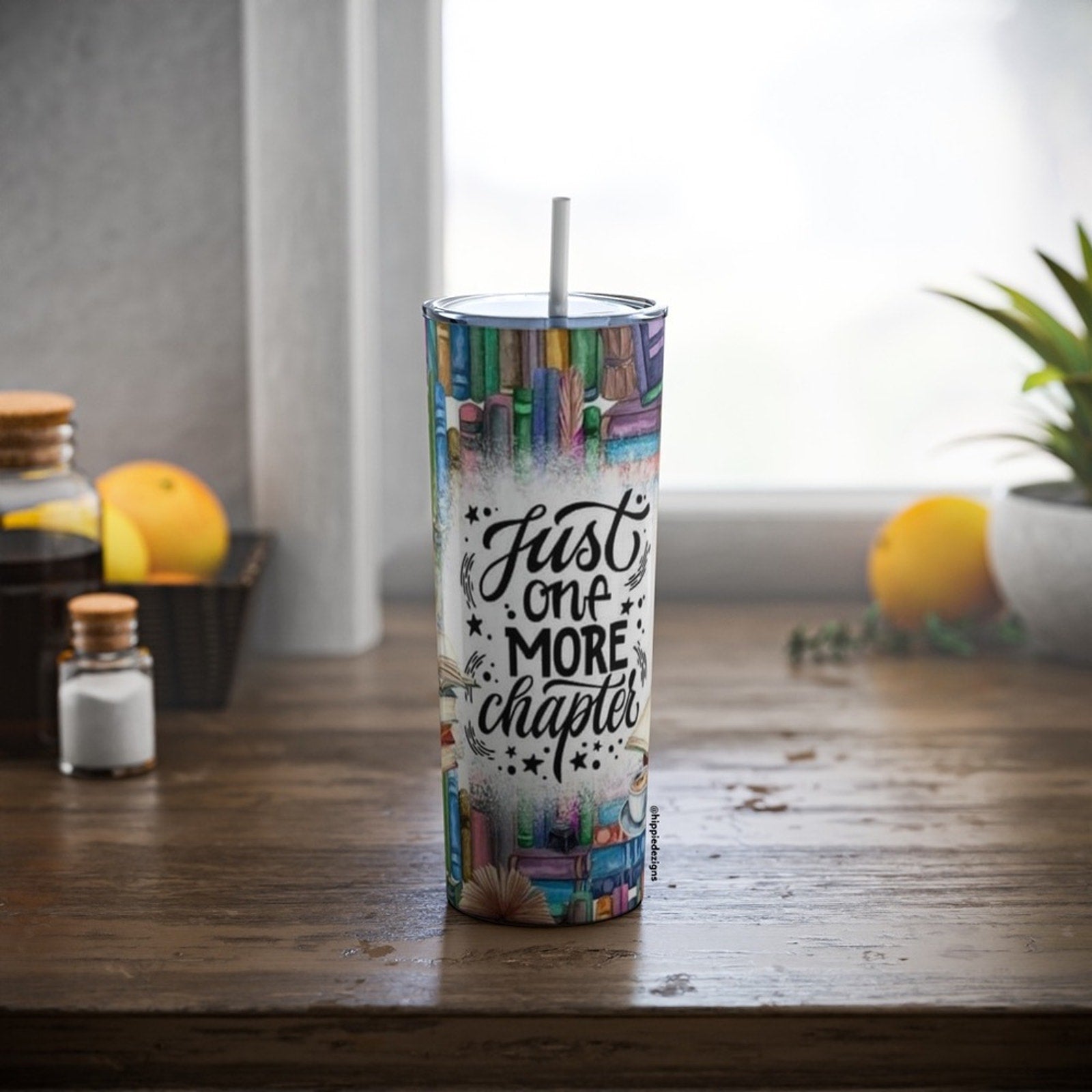 One More Chapter 20oz Steel Tumbler With Lid & Straw