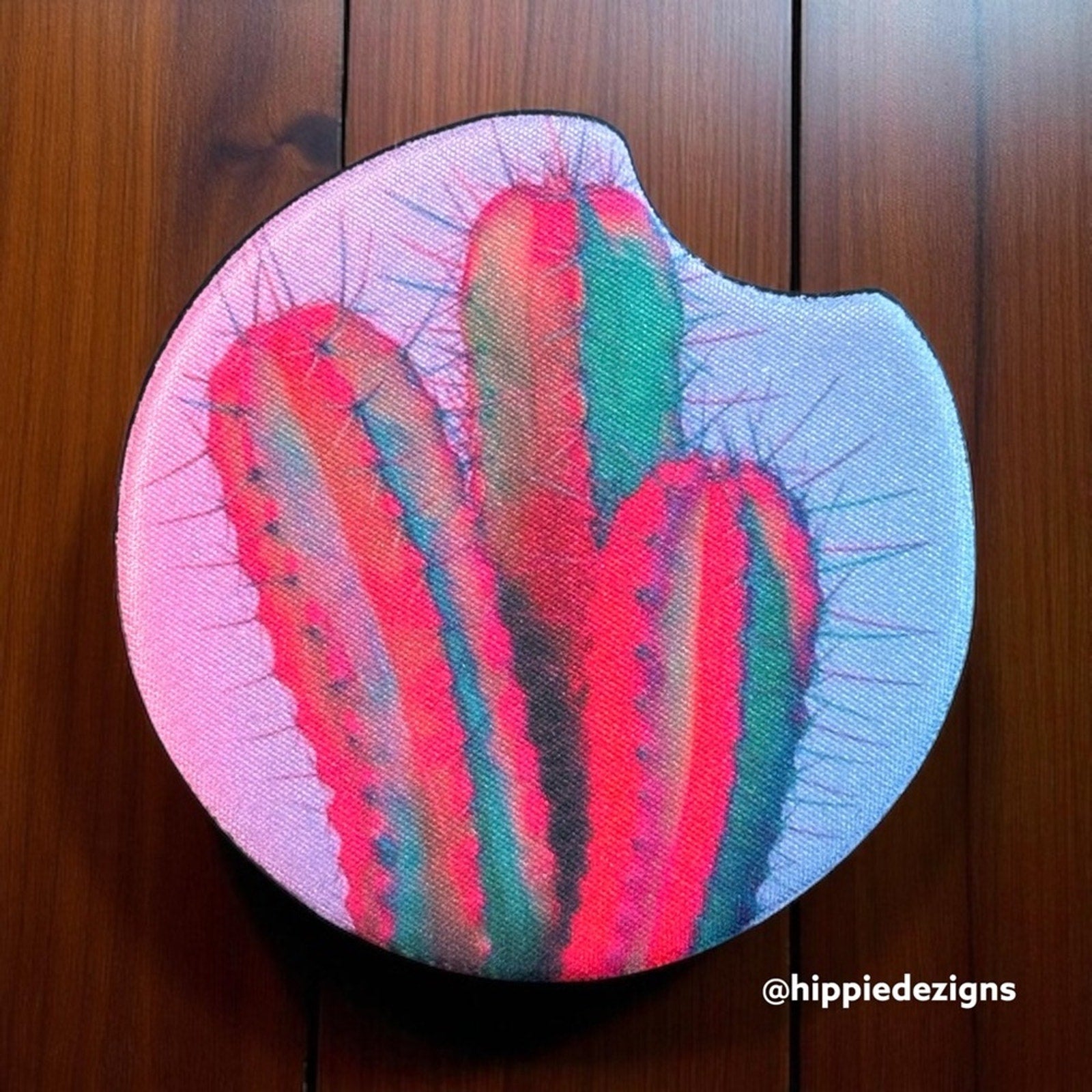 Colorful Cactus Car Coasters