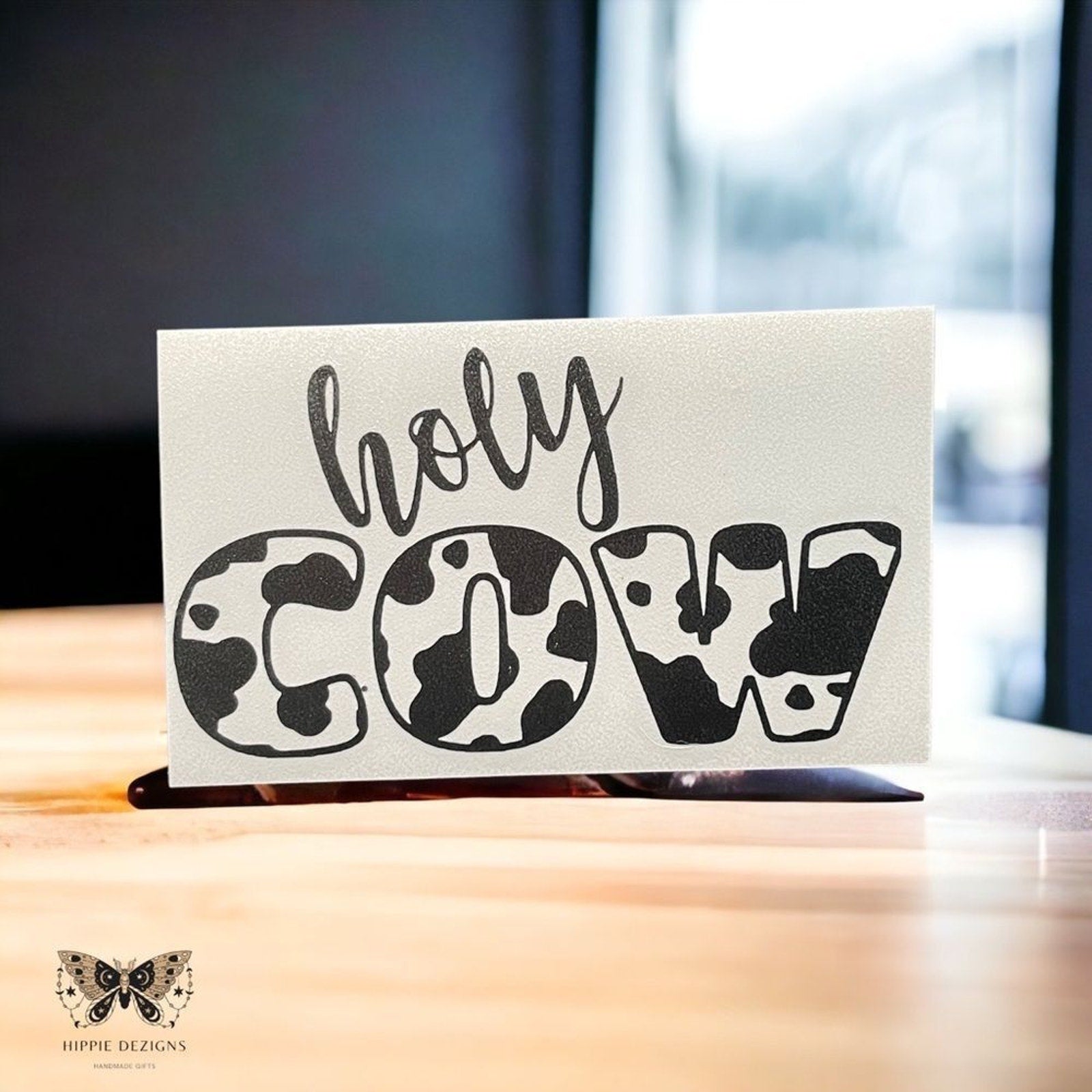 Holy Cow Window Decal