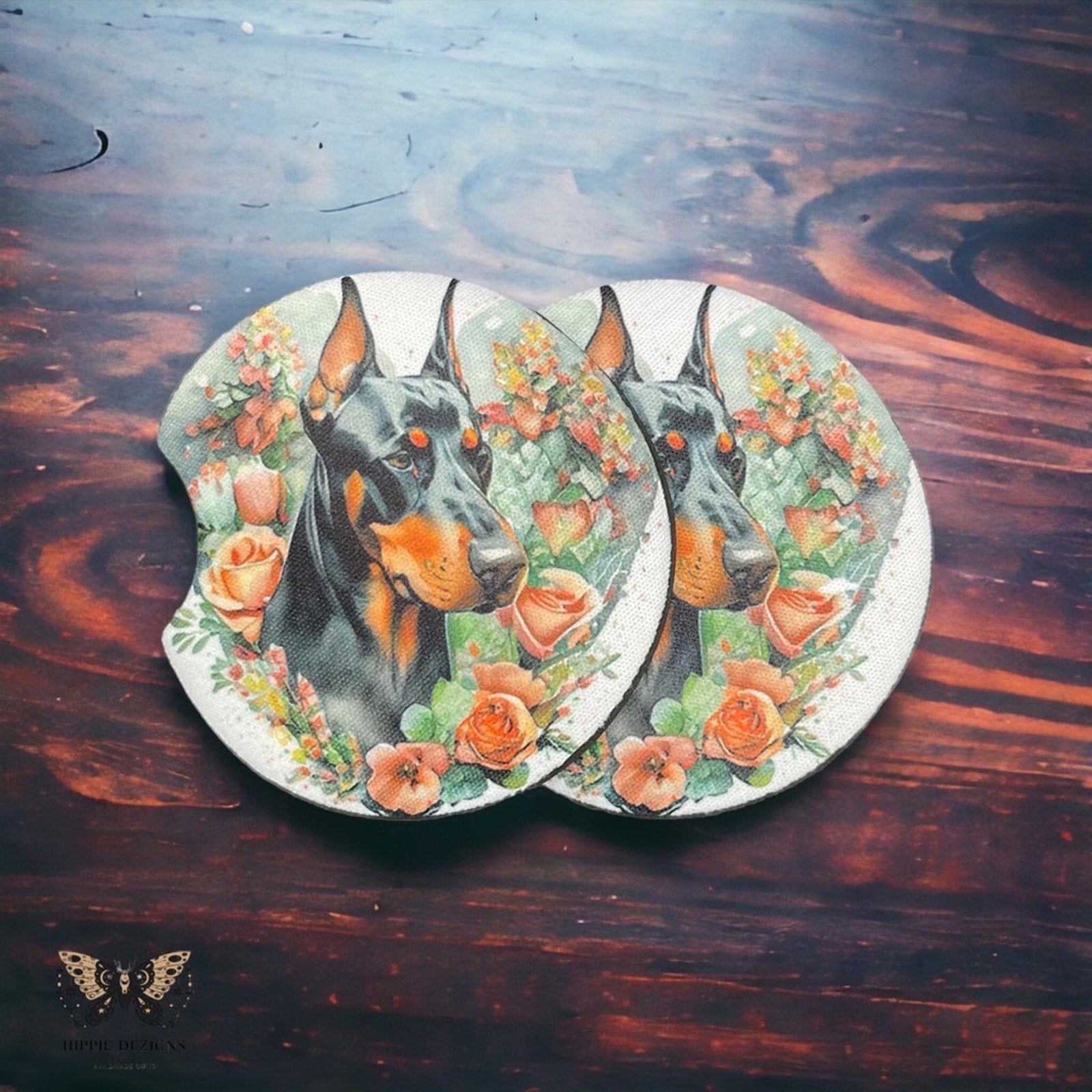 Doberman Car Coater 2 Pack | Hand Crafted Car Accessories