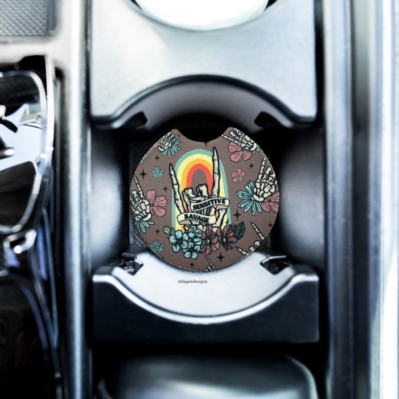 Sensitive Savage Car Coaster & Air Freshener 3 Pack