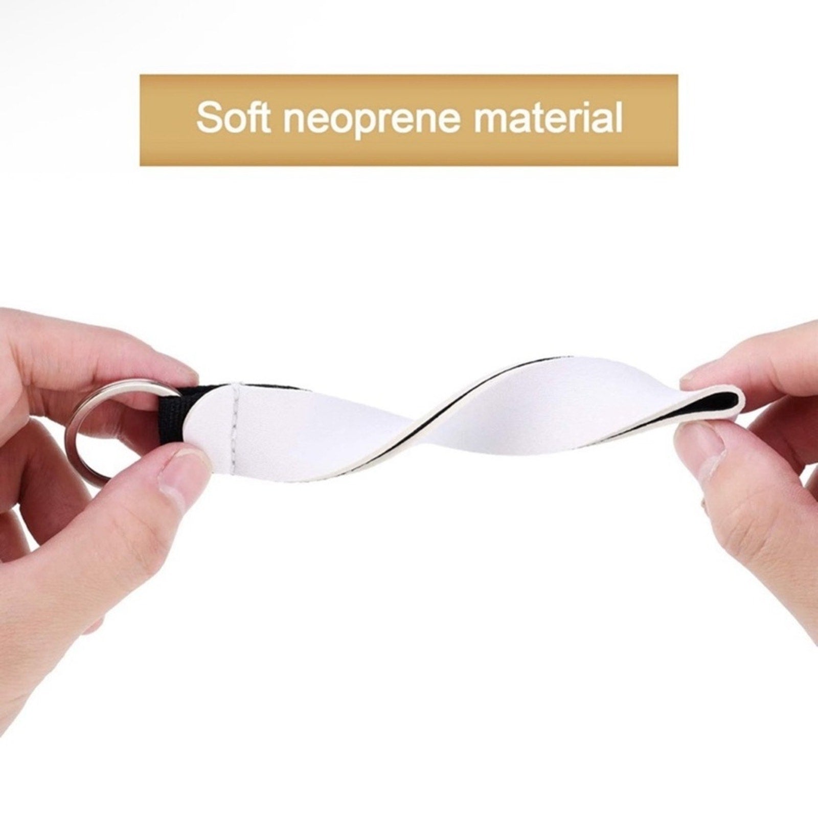 Colorful Leopard Print Keychain