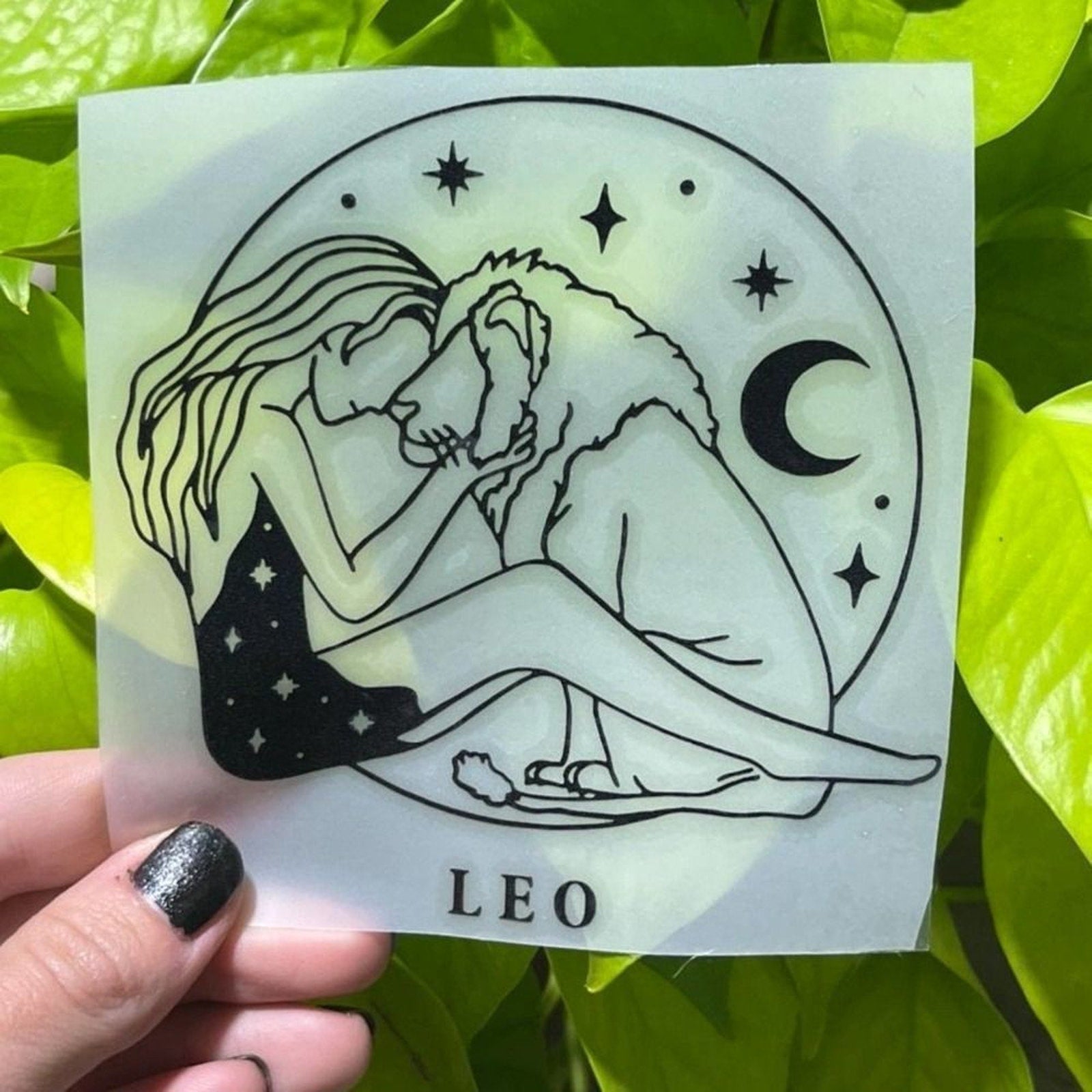 Scorpio Leo Goddess Vinyl Decal | Zodiac Decal | Leo Decal| Leo Gift