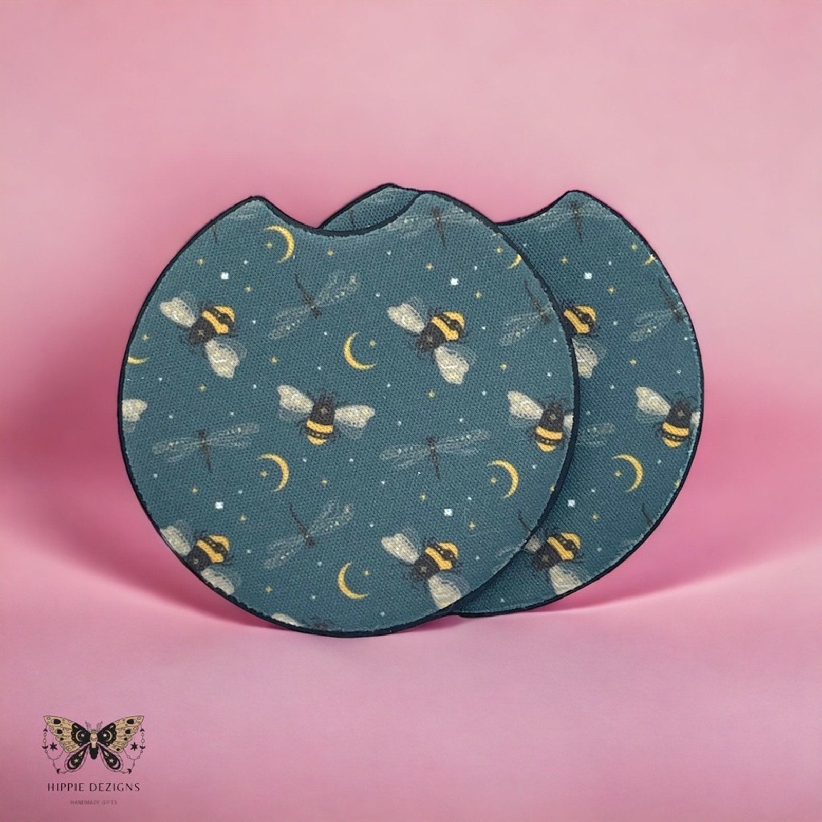 🌙 Bee Car Coaster 2 Pack